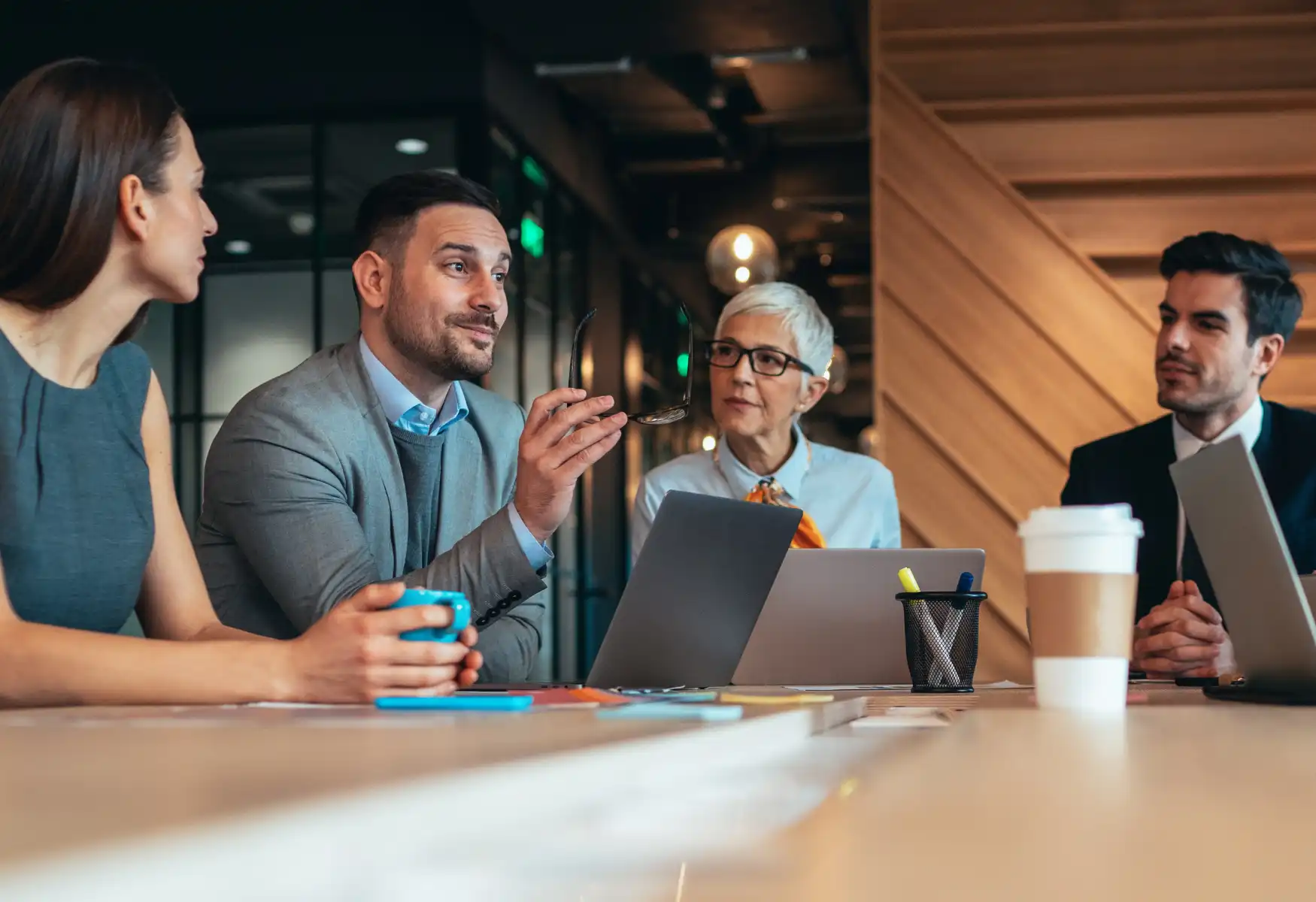 team discussing internal revenue service